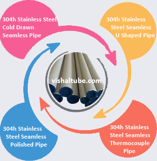 SS 304H Pipe Supplier In India