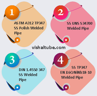 SS 347 Pipe Supplier In India