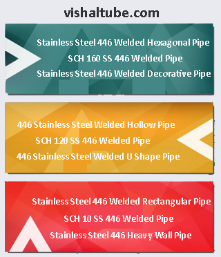 SS 446 Pipe Supplier In India